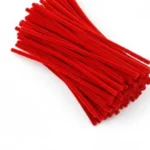 Valentine Red Pipe Cleaners for Craft & Bouquet | 100 Pc Pack |