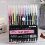Pastel Neon Colour Pen | Pack of 12 Neon Pens